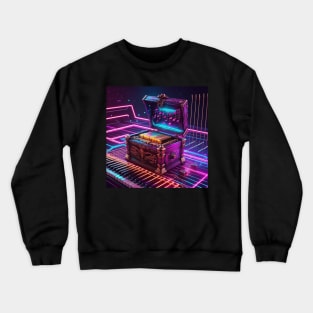 Neon music box Crewneck Sweatshirt